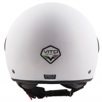 Helm VITO JET LORETO - weiß-glänzend